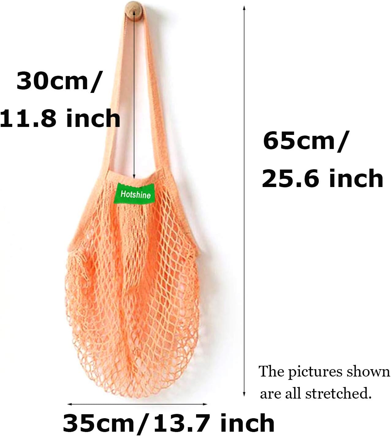 hot shine cotton mesh bags