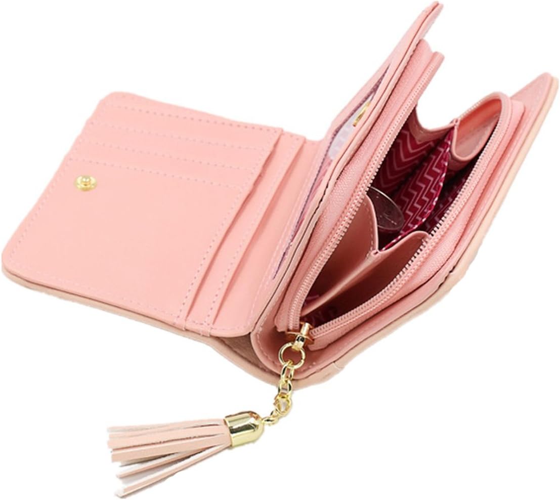 Noir DNFC Porte Monnaie Femme Petit Portefeuille Cuir PU ...