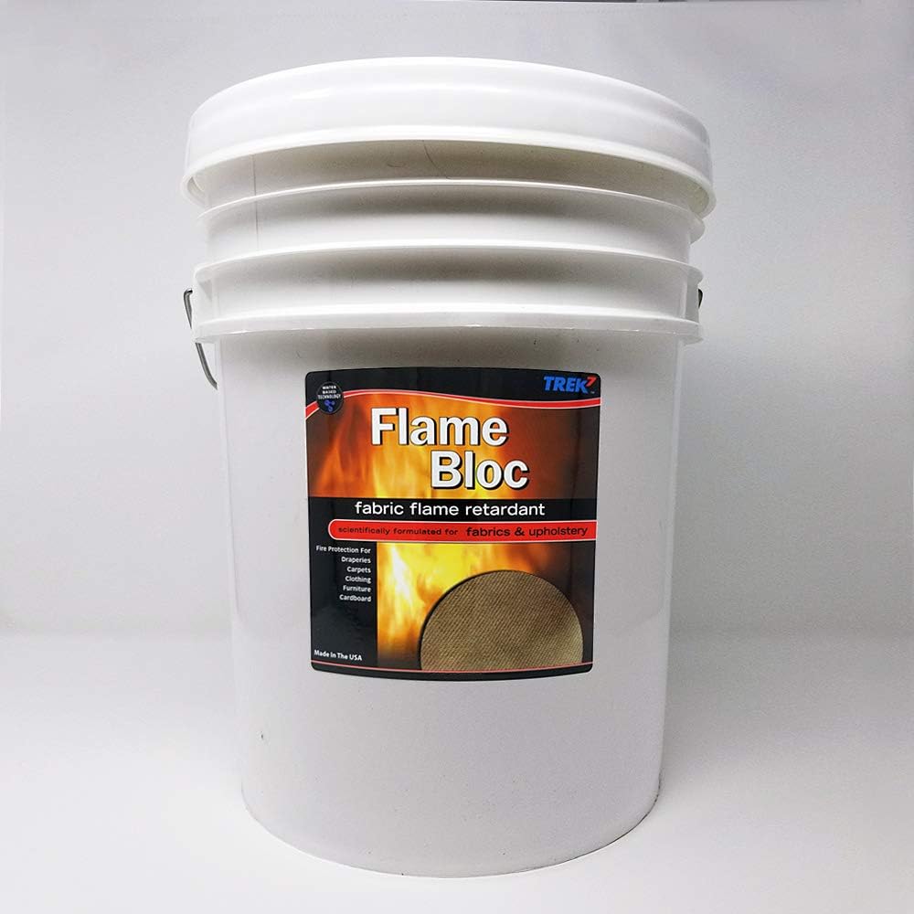 Flame Bloc Fabric Flame Retardant Protector Spray 5 gallons