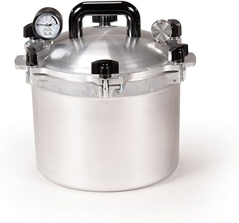 Amazon Com All American Canner Pressure Cooker 10 5 Qt Silver Kitchen Dining