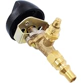 MENSI Grill Valve Replacement Part for 57274 Used for Olympian 5500 Grills with 1/4" Quick Disconnect Plug, Use for Camper or Trailer's Propane Control Supply