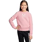 Messi girls Long Sleeve, Standard Fit Crewneck Sweatshirt, Comfortable Cotton Blend