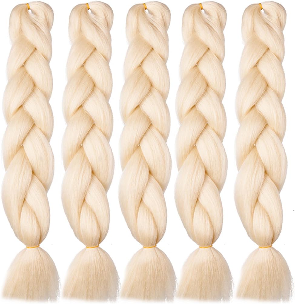 High Quality Jumbo Braids for Women 5Bundles/pack 100g/Bundle 24Inch Long Ombre Jumbo Braiding Extensions 2 tone and 3 tone Synthetic 100% Kanekalon Fiber Good Guarantee
