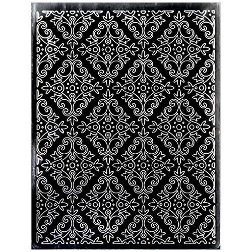 Kwan Crafts Diamond Pattern Plastic Embossing Folders for Card Making Scrapbooking and Other Paper Crafts,10.5x14.4cm
