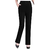 Youhan Women's Cotton Blend Denim Pants Casual Elastic Waist Pull On Jeans