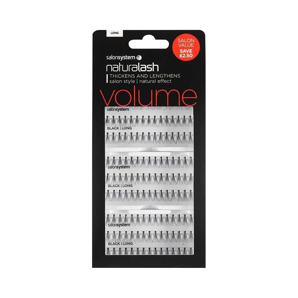 Salon System Individual Lashes SALON VALUE PACK Black Long