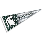 Michigan State Spartans Nation USA Stars and Stripes Pennant Pennant Banner Flag