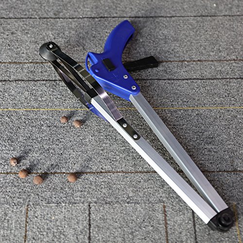 Fashionclubs Aluminum Foldable Trash Pick Up Long Arm Reacher Grabber Gripper Tools 83cm