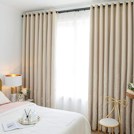 Amazon ルームカーテン 遮光 カーテン リビング ナチュラル ベッドルーム おしゃれ 北欧 インテリア Uvカット シンプル 無地 断熱 カラー 防音 昼夜目隠し フック付 1枚入り 新生活 幅0 丈270cm ドレープカーテン 400cm 270cm リビング カーテン オンライン通販