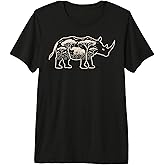 Rhino Elephants Premium Tri-Blend T-Shirt
