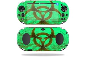 MightySkins Skin Compatible with Sony PS Vita (Wi-Fi 2nd Gen) wrap Cover Sticker Skins Biohazard