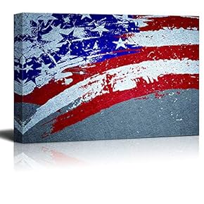 signwin Canvas Wall Art Flag Day Theme Canvas...
