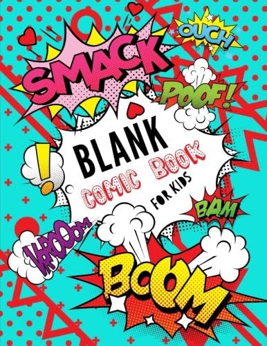 Blank Comic Book For Kids: Create Your Own Comics With This Blank Comic Book Journal Notebook For Kids | 100 Pages 8.5" x 11" | Blank Comic Book Story Board With Different Templates: Volume 2 Paperback – 15 Jun 2018