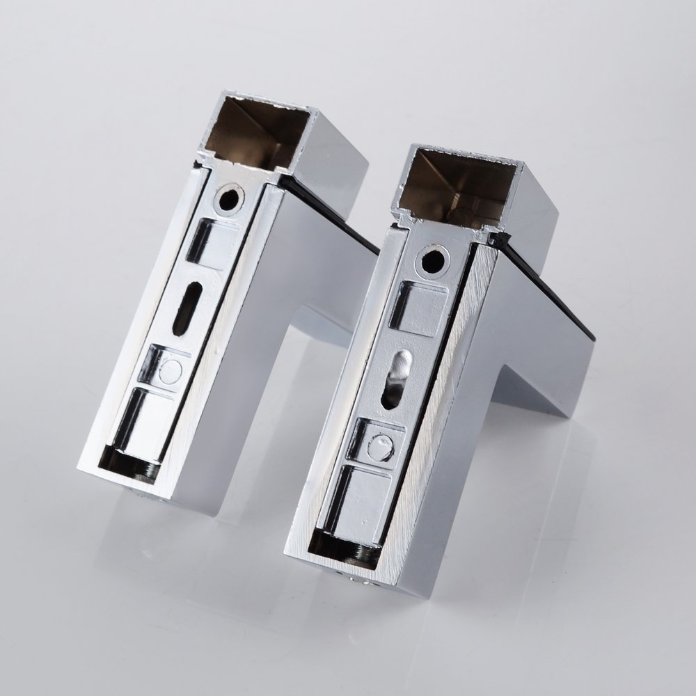 KES HSB301AP2 Solid Metal Adjustable Wood/Glass Shelf Bracket Wall