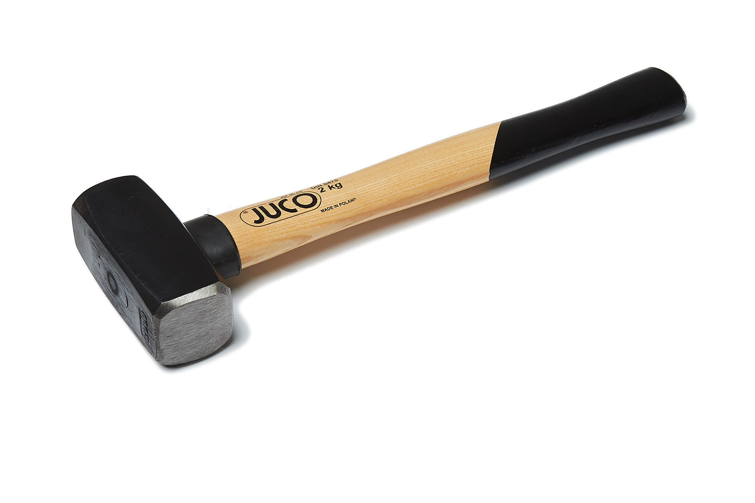 Juco Club Hammer LUX 2kg, Metal Element Forged and Furnace Varnished, Induction Hardened Working Part, Ash Handle (2)