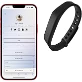 itapring Digital Business Card Wristband- Smart NFC Networking Card for Social Media Sharing &amp; Instant Contact - Tap to Share NFC - for iPhone &amp; Android