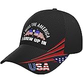 I Miss The America I Grew Up in Distressed Dad Hat Baseball Caps for Men 90s Washed Denim Adjustable Strapback Baseb