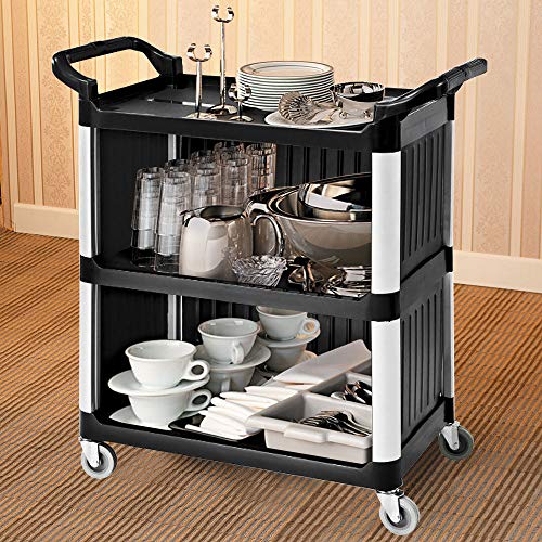 SHANGPEIXUAN Commercial Service Carts with Wheels Enclosed Utility Cart