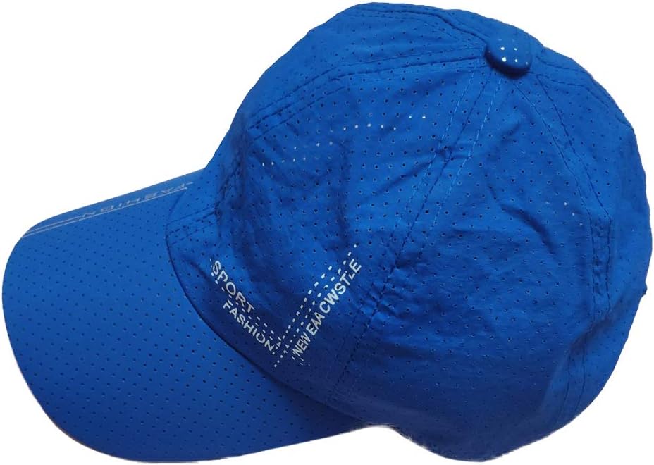 Dayjoy Women's Baseball Cap, Spring and Autumn Cap, Adjustable Cap, Unique Baseball Cap Blue
