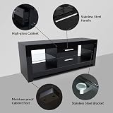 ELEGANT 1300mm LED TV Stand Gloss Black Storage for 32-55 Inch TVs view 5