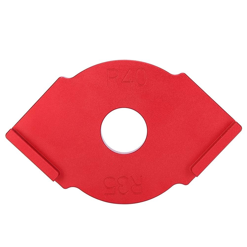 Rounded Corner Template Aluminium Alloy Radius Jig Router Templates Handheld Edge Trimmer Engraving Machine Fillet Tools for R35‑R40