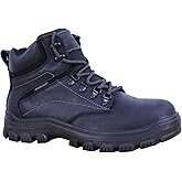 LASTING PINNIP Mens Non Slip Steel Toe Work Shoes with 2 Different Insoles Waterproof & Oil Resistant ASTM F2413