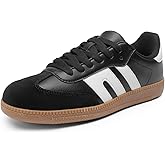 DREAM PAIRS Women's Tennis Sneakers Walking Flat Low-Top Casual Lace-Up Comfortable Nia Fashion Sneakers Shoes