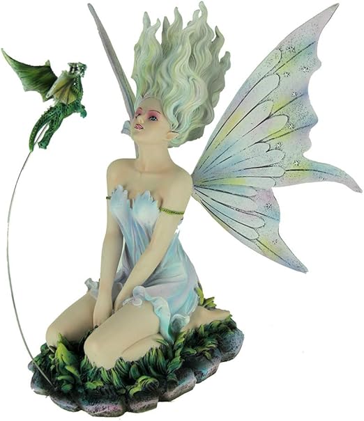 Amazon Com Everspring White Haired Sitting Fairy And Green Baby
