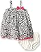 The Children's Place Baby Girls' Zebra Sleep and Play Romper