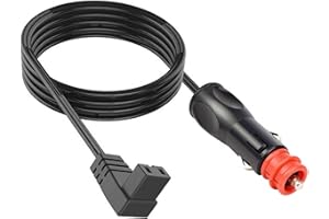 AYECEHI 12V/24V Refrigerator DC Power Cord Cable for 12V/24V Portable Refrigerator 12/24Volt Power Cable Compatible with Alicool,COOSEON and Portable Car Freezer from Most Brands 9.8FT/3M