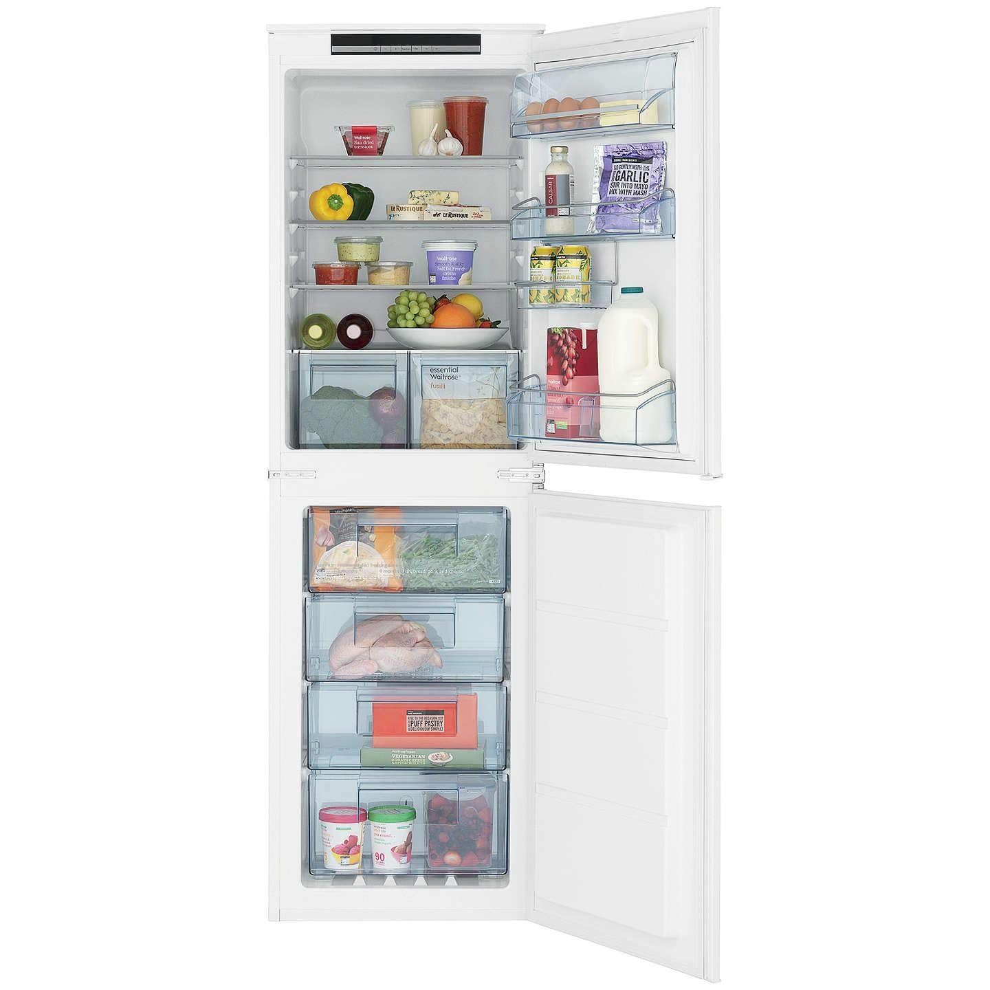John Lewis JLBIFF1811 Integrated Fridge Freezer, A+ Energy Rating, 54cm