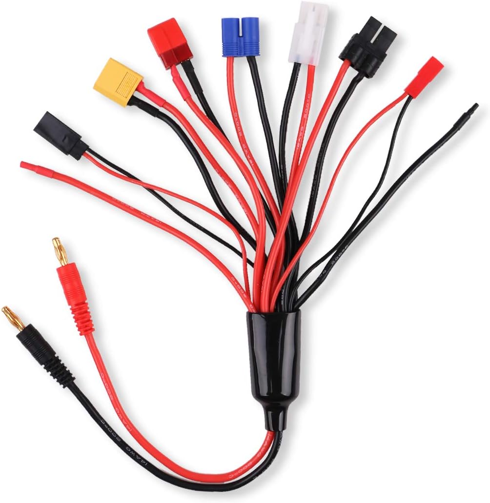 MakerStack 8 en 1 Chargeur Adaptateur Connecteur Câble Splitter pour RC