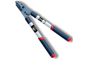SUIZAN Anvil Hand Loppers 18" - Professional Japanese Branch Cutter Lightweight Compact Tree Trimmer Gardening Tools