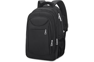 Backpack 15.6" Laptop Backpack for School Travel Business Anti Theft Backpack, College Laptop Computer Bag for Men Women - Bl