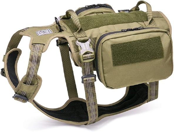 military dog backpack