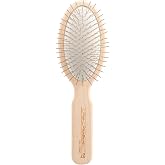 Chris Christensen Dog Brush, 27 mm Oval Pin Brush, Original Series, Groom Like a Professional, Stainless Steel Pins, Lightweight Beech Wood Body, Ground and Polished Tips