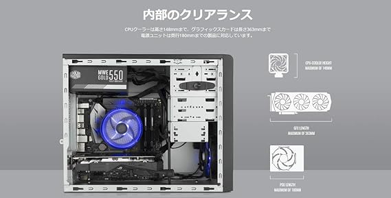 Cooler Master Mcb 00l Kn5n B02 Master Box Trim M Atx Pc Computer Case Silver Amazon Co Uk Computers Accessories