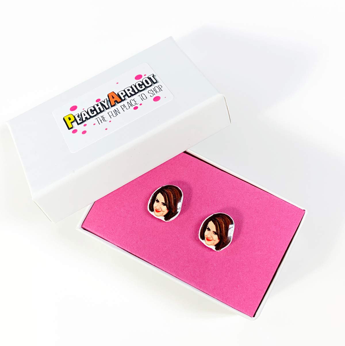 Amazon Com Peachyapricot Nancy Pelosi Earrings Handmade
