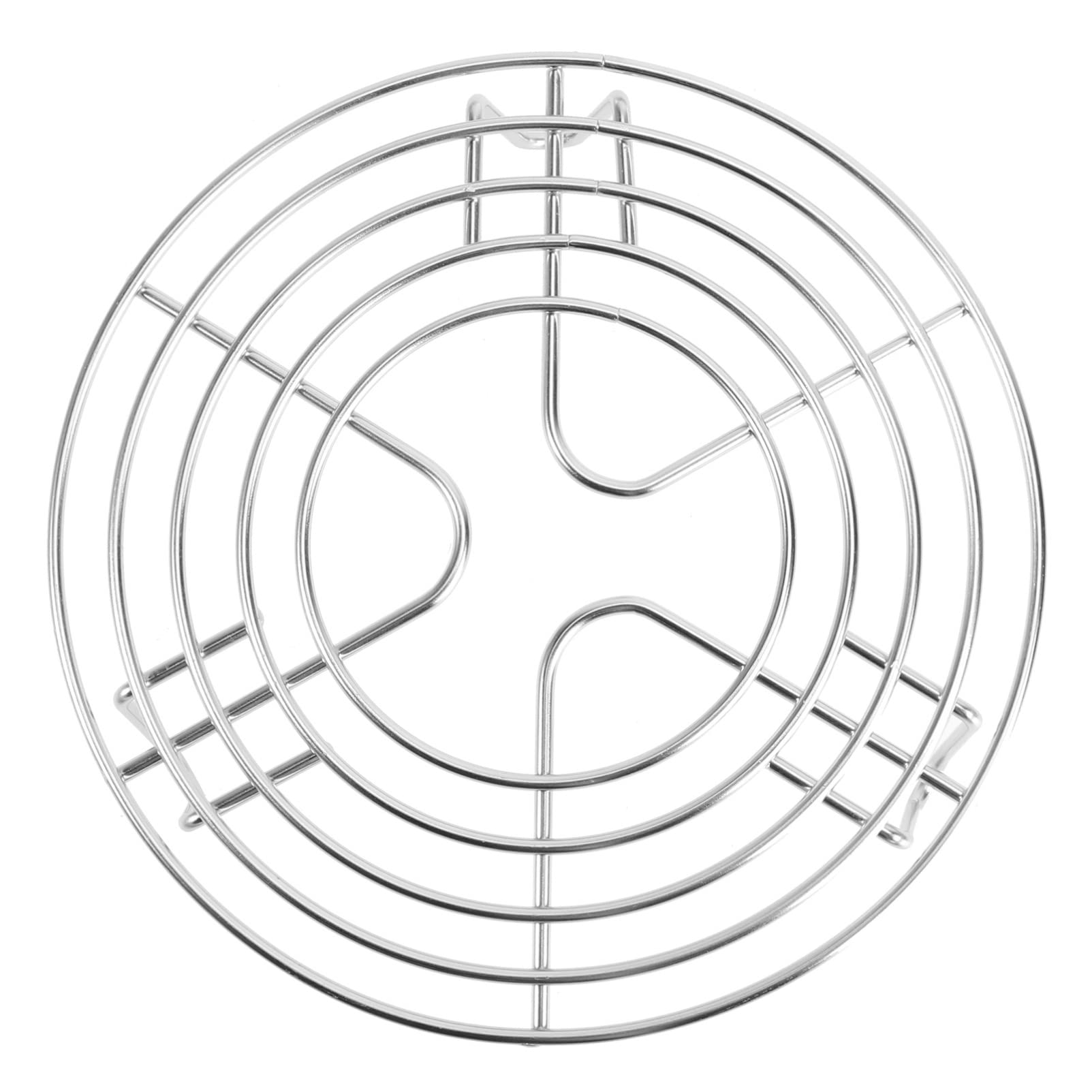 DOITOOL 6.3inch Round Cooling Rack for Cooking and Baking, Stainless Steel Rack, Steaming Rack Stand Canning Rack, Cake Cooling Rack, 1.6inch High