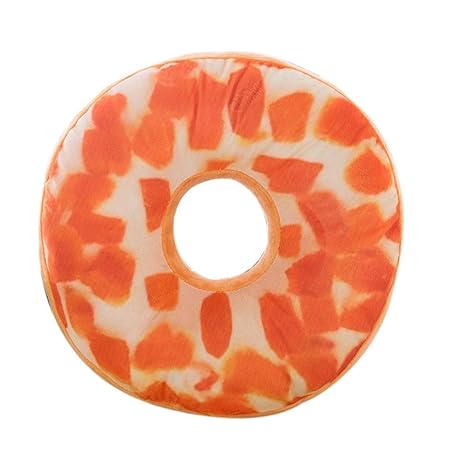 F Culater Cute Doughnut Shaped Pillow Soft Novelty Style Plush