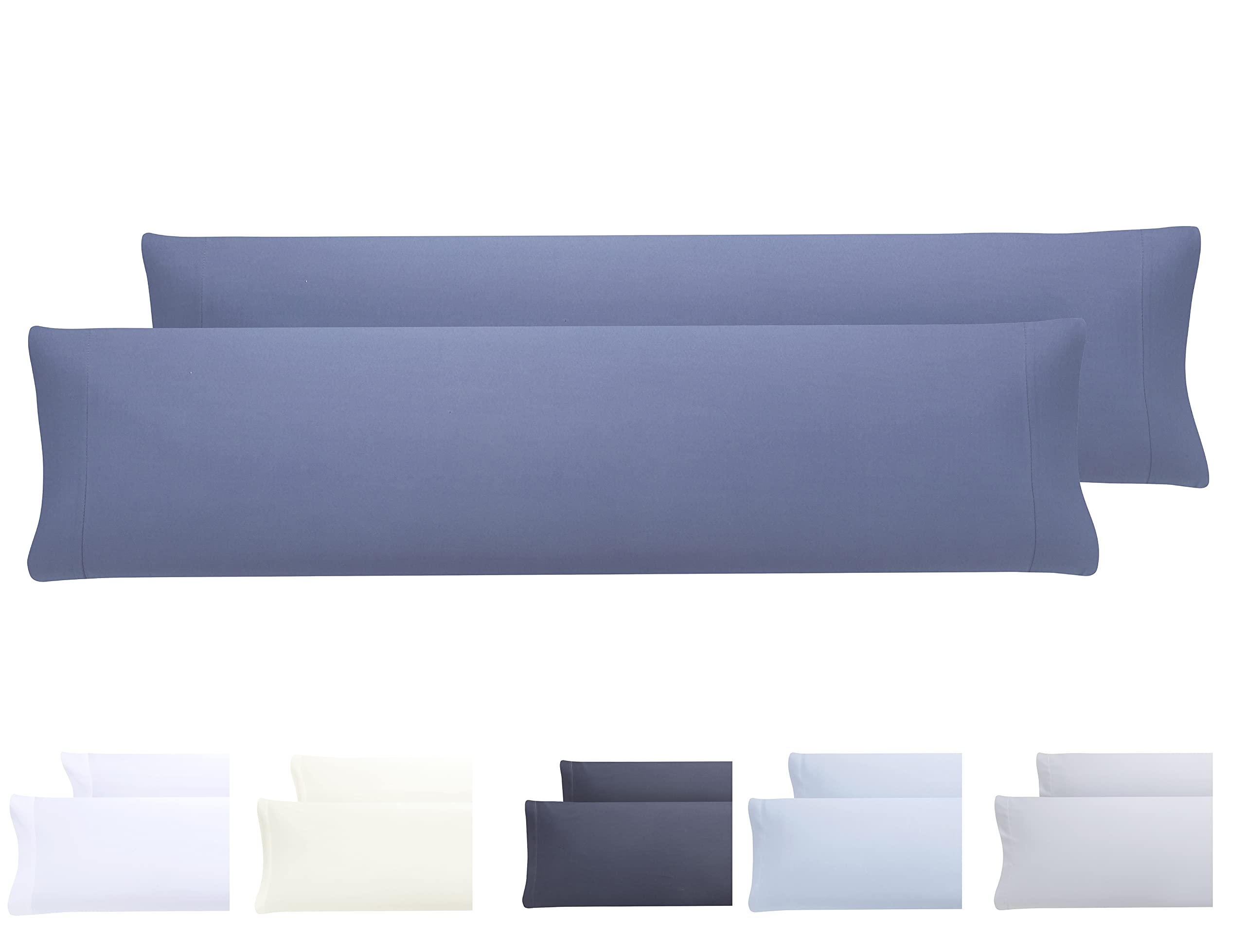 Todocama Set of 2 Extra Soft Hypoallergenic Microfibre Pillow Cases