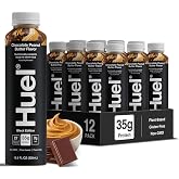 Huel Black Edition Ready-to-Drink | Meal Replacement Protein Shake | Vegan | Chocolate Peanut Butter (16.9 Fl Oz - 12 Pack) 35g High Protein, 27 Vitamins &amp; Minerals, Gluten Free, High Fiber, Low Sugar