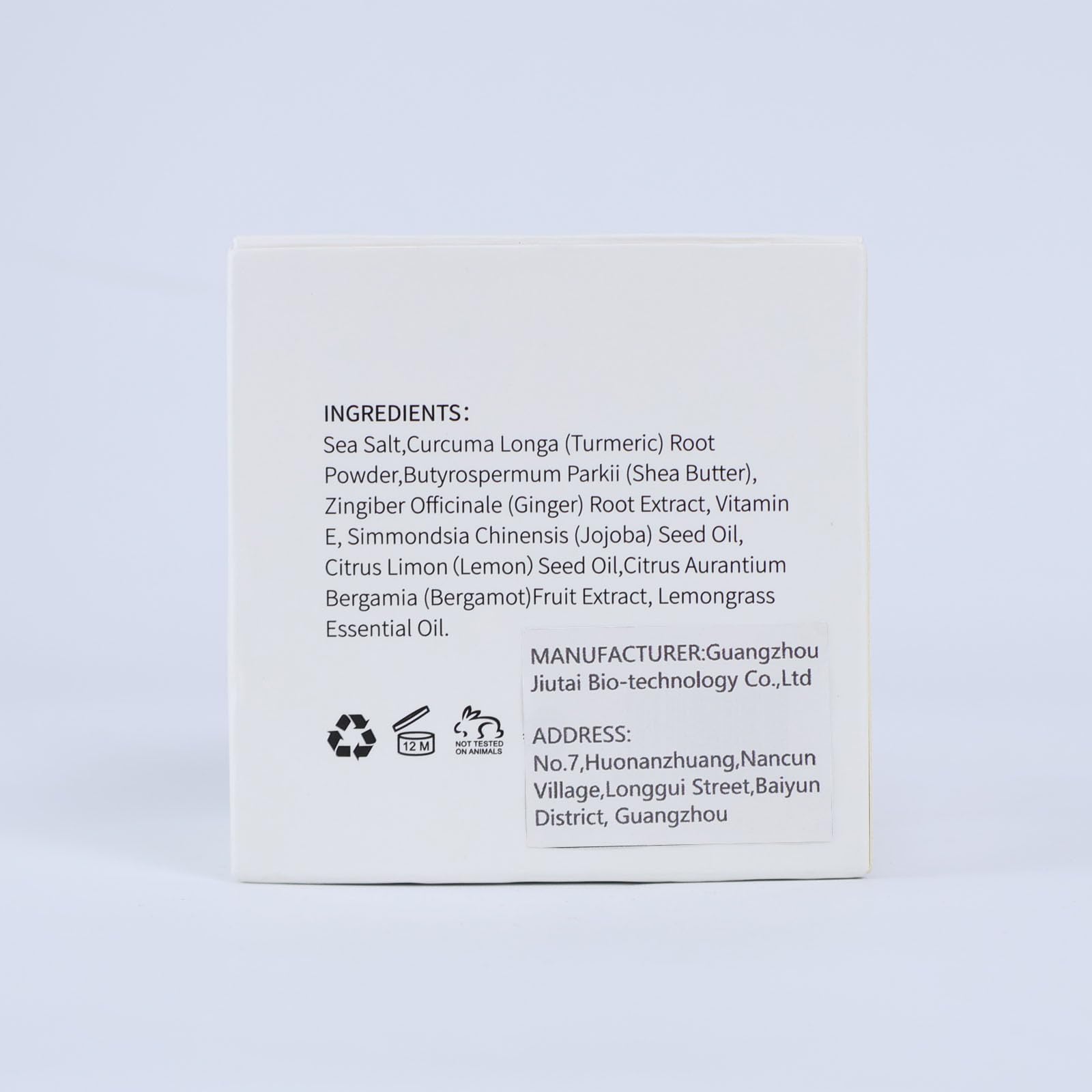 Liyalan Turmeric Body Scrub Moisturizing and Exfoliating Body, Face, Hand, Foot Scrub,Nourishes Skin,Deep Cleansing 7.8oz - Image 7