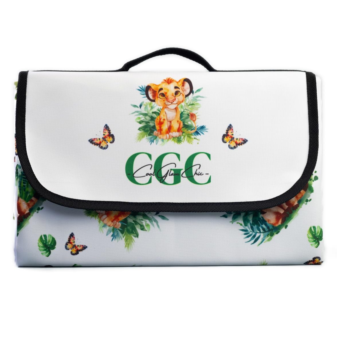 Cool Glam Chic Picnic Blanket for Outdoor Fun, Waterproof and Windproof, Washable Fairytale Design, UK - Big 200x145cm - Princess Picnic Blankets : Shop Our Fairytale Collection (Kingprince)