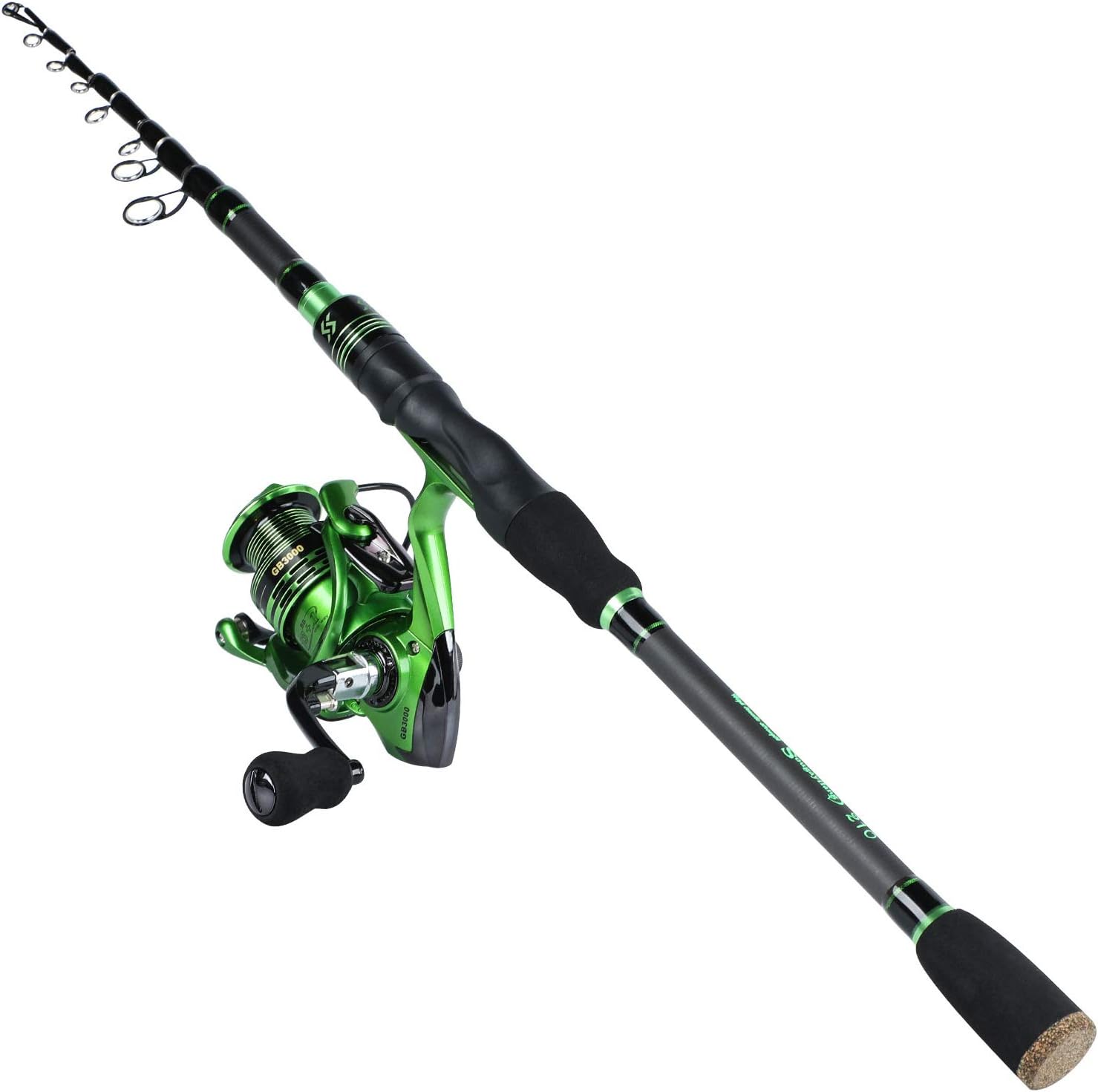 bass fishing rod reel combo