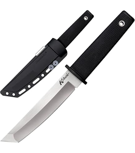 CRKT Faca de lâmina fixa HZ6 com bainha: lâmina Osoraku tanto