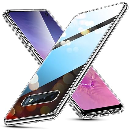 ESR Mimic Reihe Glashülle kompatibel mit Samsung Galaxy S10 Hülle - 9H Hartglas Handyhülle mit dualer Rückseite - Kratzfeste 