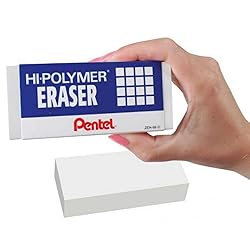 Pentel Hi-Polymer Block Eraser, Super XL