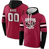 EaunyVerat Hoodies Customized Name and Number Hooded Sweatshirts Gifts for Men Women Youths