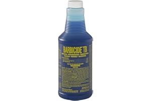 BARBICIDE TB Disinfectant Concentrate – 16 oz Pint | Hospital-Grade, Tuberculocidal, Virucidal & Bactericidal Cleaner | Professional Strength for Salons, Spas, Barbershops & Home | Anti-Rust Formula